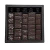 Boîte de chocolats extra noir et son carré Joyeuses Pâques noir livraison chocolat artisanal de pâques en 24h