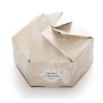 Bonbons coeur praliné chocolat noir lait