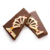 Mini carré Grande Roue praliné au chocolat au lait livraison chocolats de Noël cadeau gourmand de fin d'année