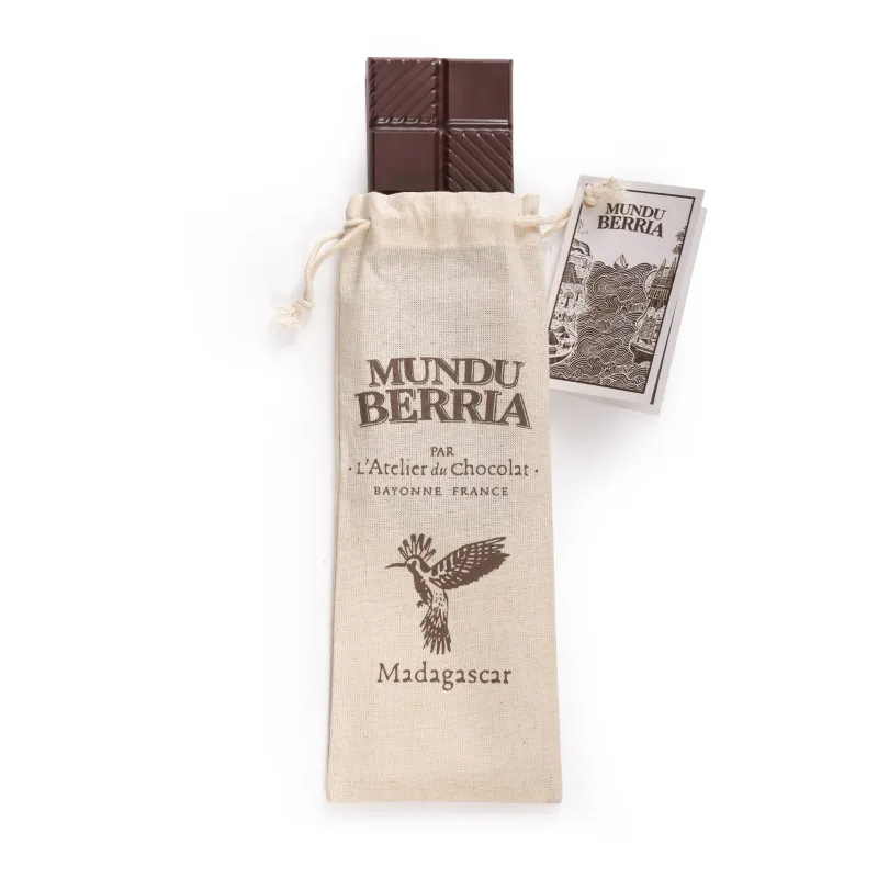 TABLETTE CHOCOLAT NOIR MADAGASCAR MUNDU BERRIA GRANDES ORIGINES