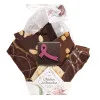 Composition douceurs en rose chocolats Octobre Rose achat solidaire bouquet de chocolat bouchée ruban rose
