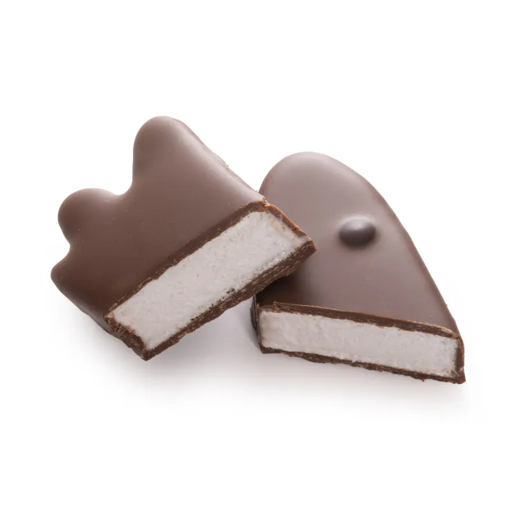 Fantômes guimauve fraise chocolat lait halloween
