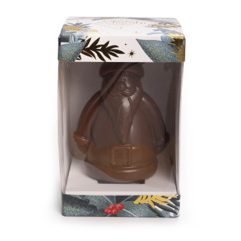Moulage Père Noël en chocolat livraison chocolats de Noël cadeau gourmand de fin d'année