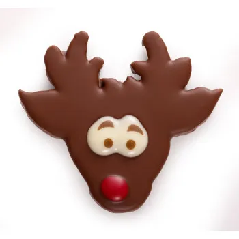 RENNE CHOCOLAT AU LAIT PRALINÉ FEUILLETÉ DE NOËL LIVRAISON CHOCOLATS ENFANTS CADEAU NOEL ATELIER DU CHOCOLAT