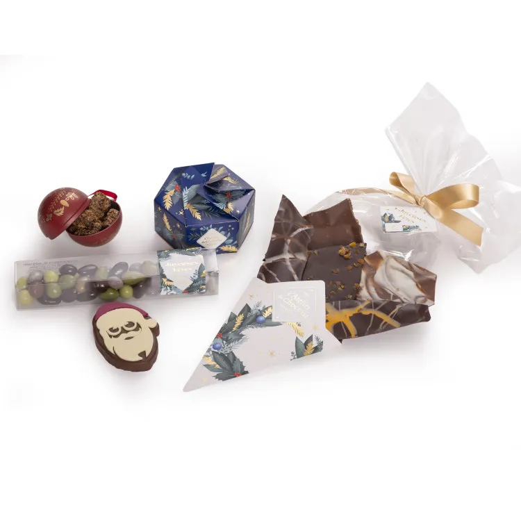 La hotte du Père Noël · Chocolats de Noël