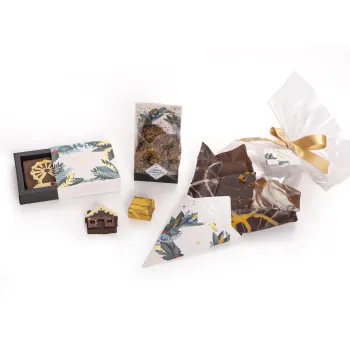 Les trésors du marché de Noël · Coffret de chocolats de Noël
