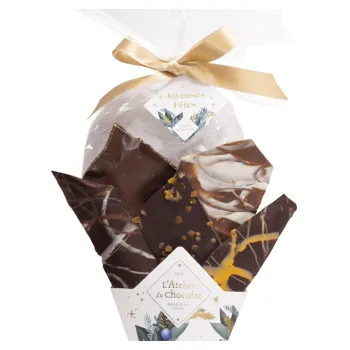 Les trésors du marché de Noël · Coffret de chocolats de Noël