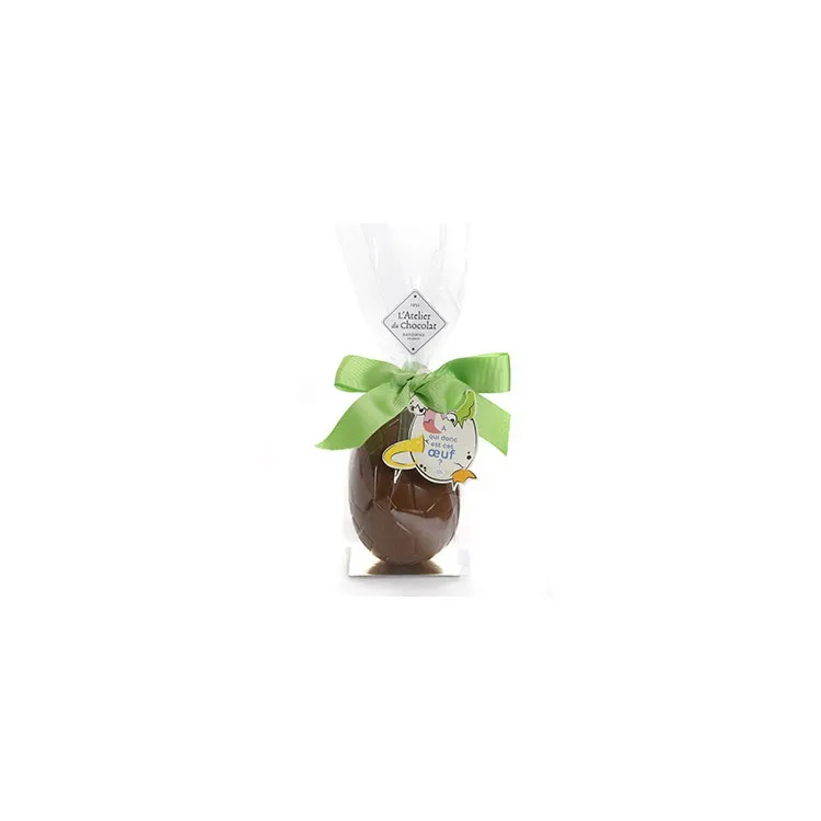 Boîte Flamant rose Œuf de Pâques au chocolat au lait chocolat artisanal