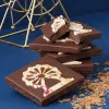 Mini carré Grande Roue praliné au chocolat au lait livraison chocolats de Noël cadeau gourmand de fin d'année