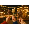 Sucette praliné chocolat blanc ours blanc noel