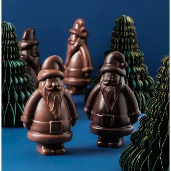 Moulage Père Noël en chocolat livraison chocolats de Noël cadeau gourmand de fin d'année