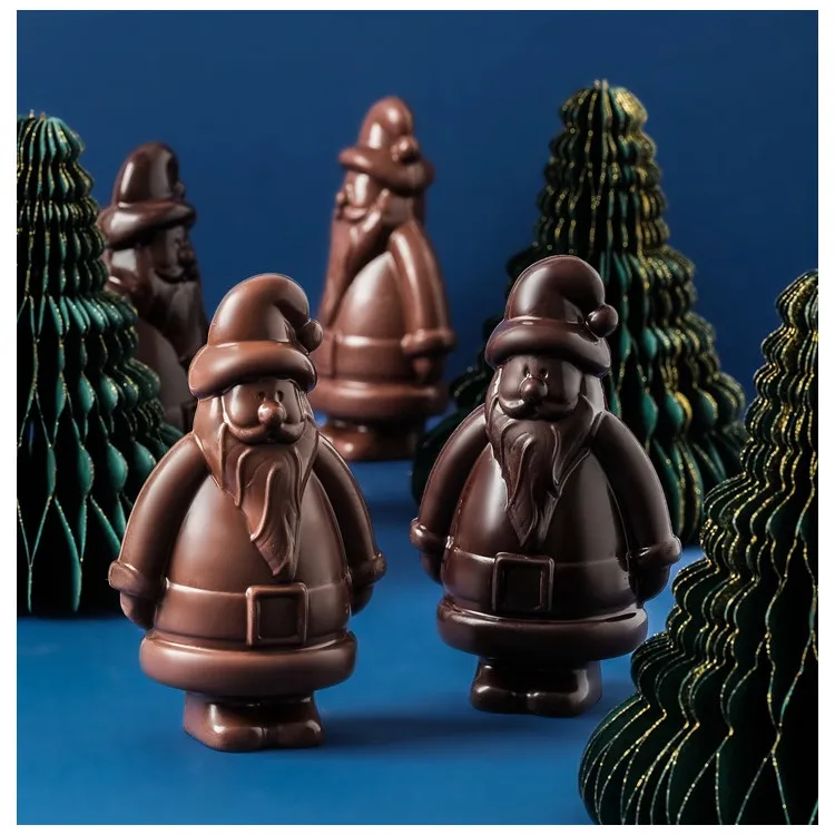 Moulage Père Noël en chocolat livraison chocolats de Noël cadeau gourmand de fin d'année