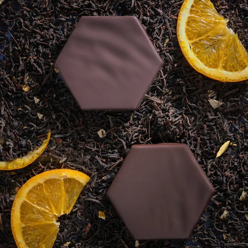 CHOCOLAT NOIR THÉ OURAGAN DE NOËL LIVRAISON CHOCOLAT ORIGINAL DE NOËL ATELIER DU CHOCOLAT