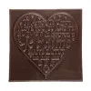 Boîte de chocolats Ilbarritz extra noir Je t'aime noir