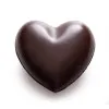 Moulage coeur garniture noisettes lait caramel
