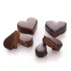 Bonbons coeurs praliné café noisettesnoir lait chocolats saint valentin