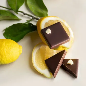 Bouquet de chocolat saint valentin et sa bouchée limoncello