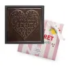 Coeur en chocolat Je t’aime livraison chocolats Saint Valentin coffret cadeau chocolat artisanal atelier du chocolat