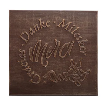 Boîte de chocolats extra noir Ilbarritz merci livraison cadeau chocolat artisanal livraison 24h atelier du chocolat