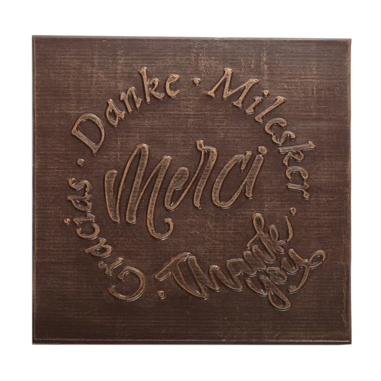 Boîte de chocolats extra noir Ilbarritz merci livraison cadeau chocolat artisanal livraison 24h atelier du chocolat