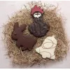 Lapin feuilleté praliné chocolat au Lait pâques