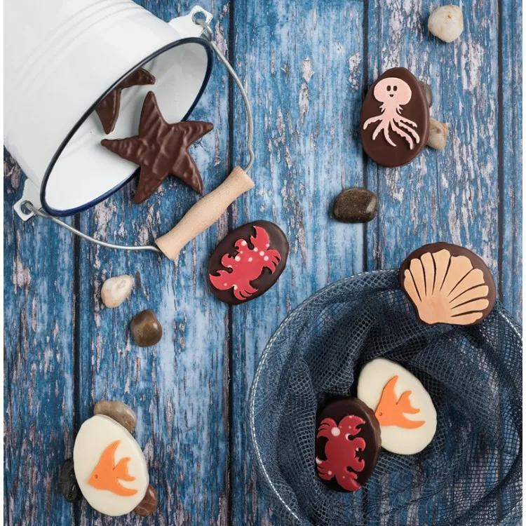 Crabe praliné coco chocolat noir livraison rapide chocolats de pâques