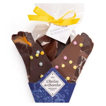 Bouquet de Chocolat et son mini carré Joyeuses Pâques
