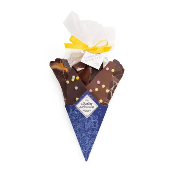 Bouquet de Chocolat et son mini carré Joyeuses Pâques