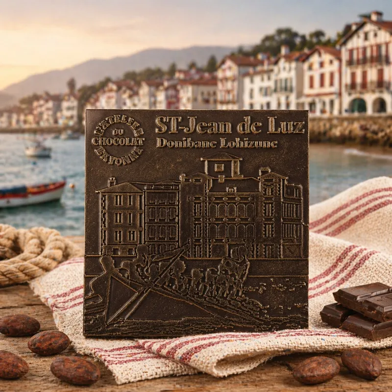 Carré chocolat noir Saint-Jean-de-Luz