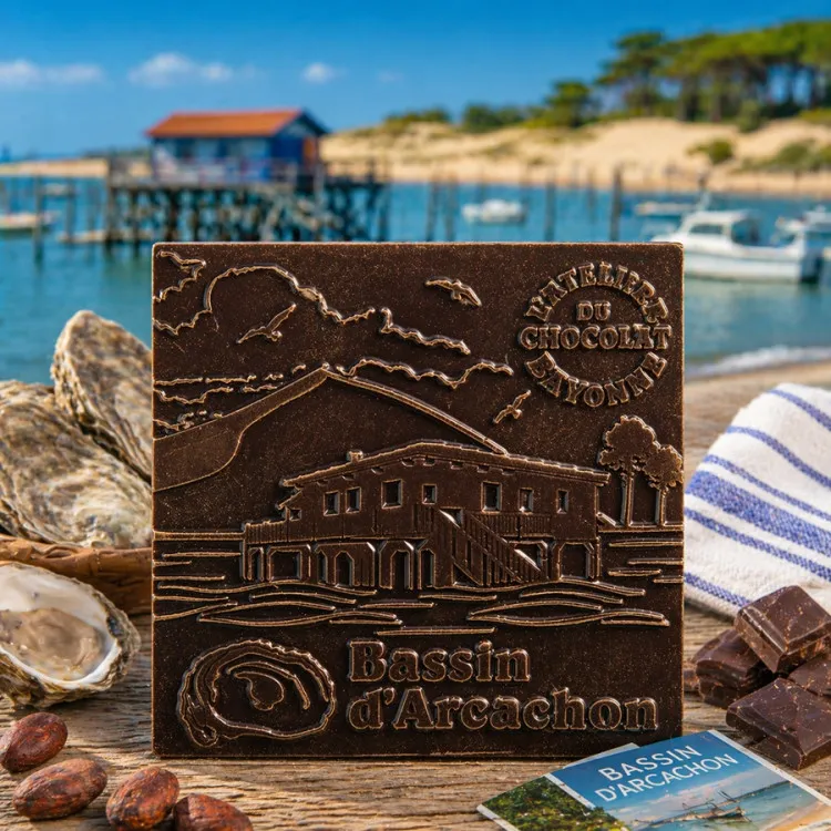 Carré chocolat noir Bassin d'Arcachon