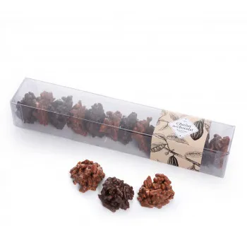 Amarocks noir lait amandes caramélisées enrobées de chocolat livraison cadeau gourmand bonne Fête Maman