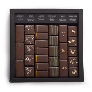 Boîte de chocolats 100% lait Bonne Fête Papa