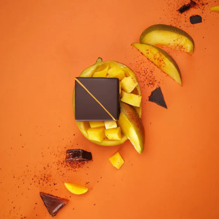 Bouquet de Chocolat Bonne Fête Papa et sa bouchée Mangue Piment