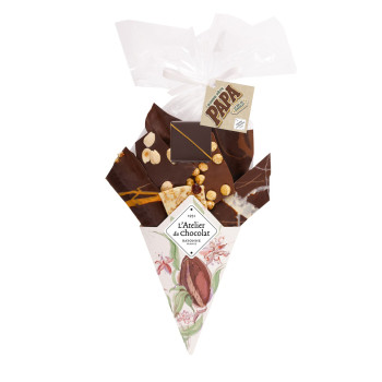 Bouquet de Chocolat Bonne Fête Papa et sa bouchée Mangue Piment