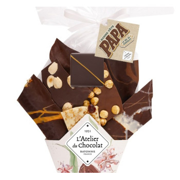 Bouquet de Chocolat Bonne Fête Papa et sa bouchée Mangue Piment