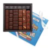 Boîte de chocolats noir lait personnalisée cadeau merci maîtresse