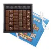 Boîte de chocolats 100% lait personnalisée cadeau merci maîtresse
