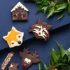 Renard praliné nature chocolat blanc chocolats de noël