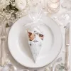 Mini bouquet de chocolat blanc argent livraison chocolat personnalisé evenements familiaux