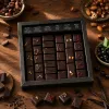 Coffret Ilbarritz chocolats extra noir ganaches pralinés et chocolats artisanaux