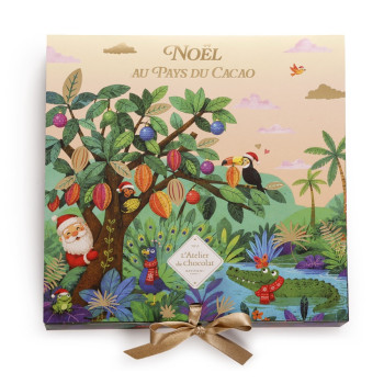 Calendrier de l’avent chocolat de noël en famille livraison 24h cadeau noel
