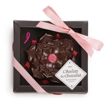 Duo mini fleurs à croquer chocolat solidaire
