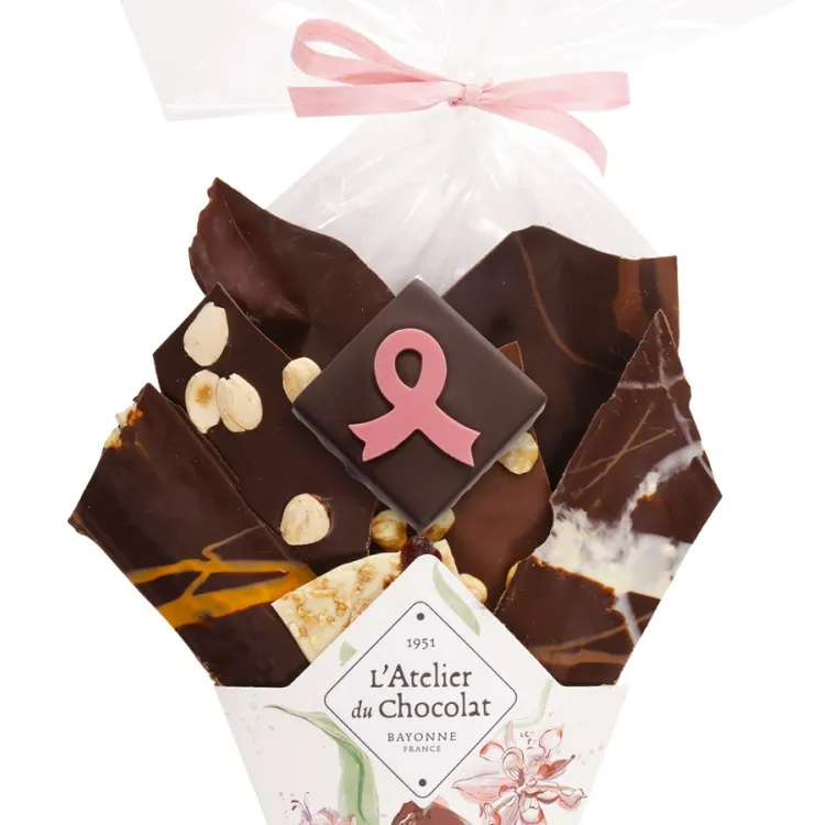 Bouquet de Chocolat Octobre Rose chocolat solidaire