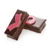 Bouchée Octobre Rose à la pâte de fruit poire et ganache vanille de Madagascar