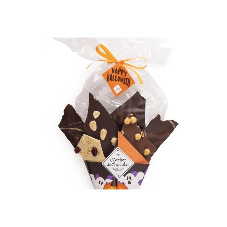 Composition cadeau Halloween à croquer chocolats Halloween assortiment famille bouquet de chocolat 200g happy halloween