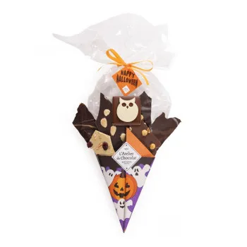 Bouquet de Chocolat® Halloween bouchée Hibou praliné pétillant 240g