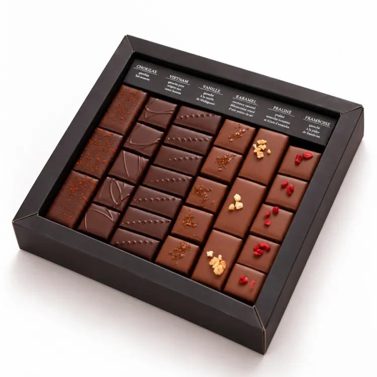 chocolats artisanaux noirs et au lait de la gamme ilbarritz pour halloween