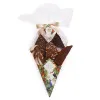 Focus Bouquet de Chocolat Joyeuses Fêtes assortiment de fines feuilles de chocolat 200g