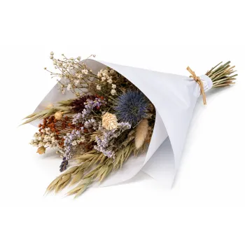 Coffret chocolat et fleurs séchées à offrir pour un anniversaire des félicitations ou un remerciement