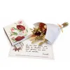Coffret cadeau chocolat et fleurs séchées à faire livrer pour une délicate attention pleine de gourmandise